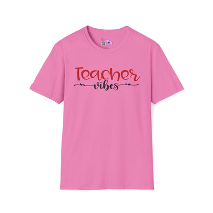 Teacher Vibes Adult T-shirt