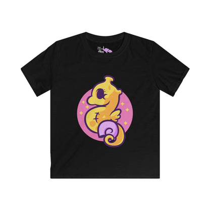 Cute Seahorse Kids Softstyle Tee
