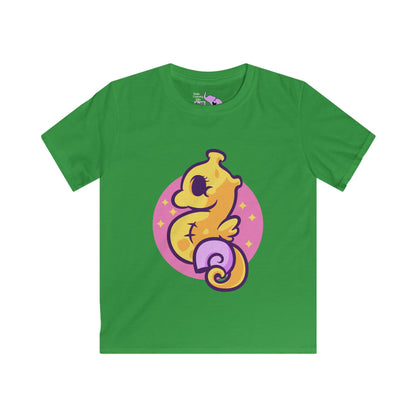 Cute Seahorse Kids Softstyle Tee