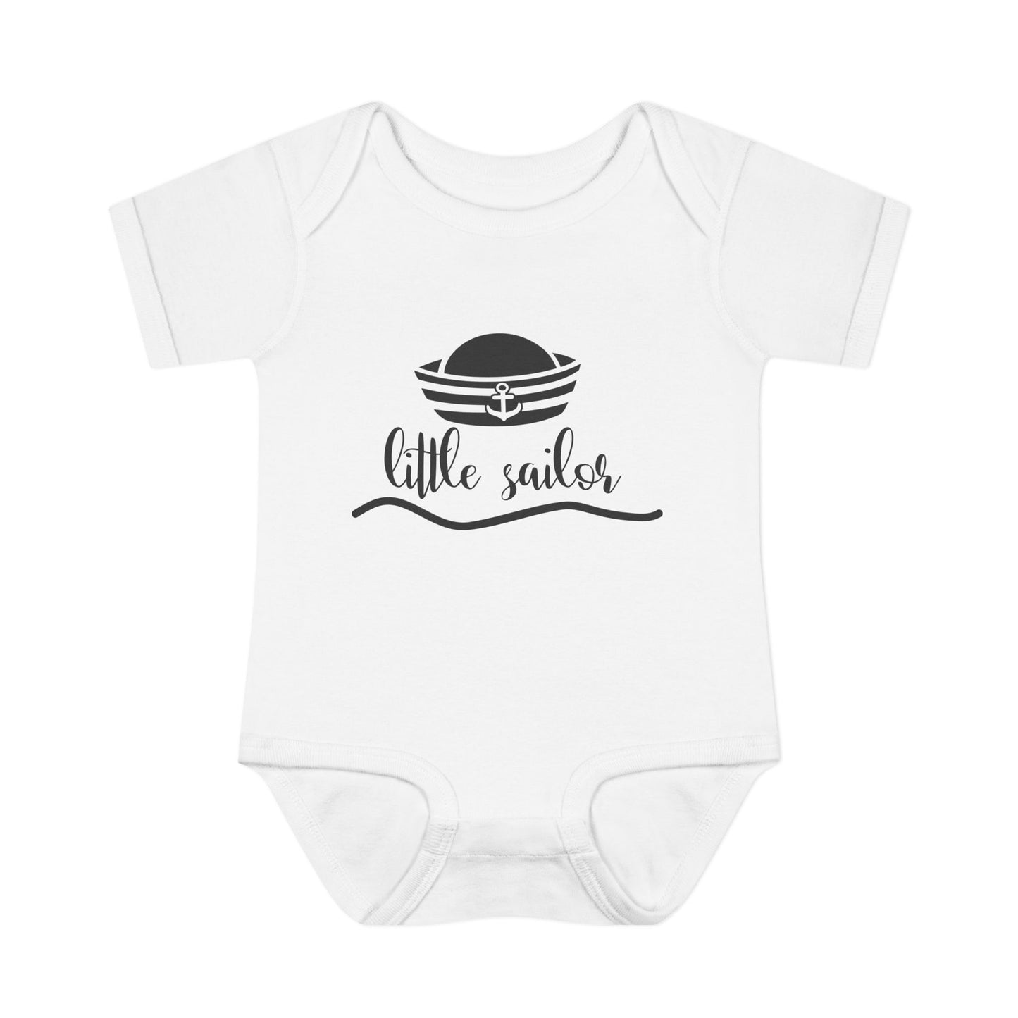 Little Sailor Baby Rib Bodysuit