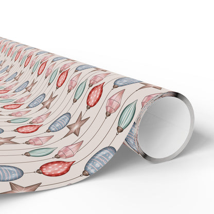 Christmas Baubles Wrapping Paper