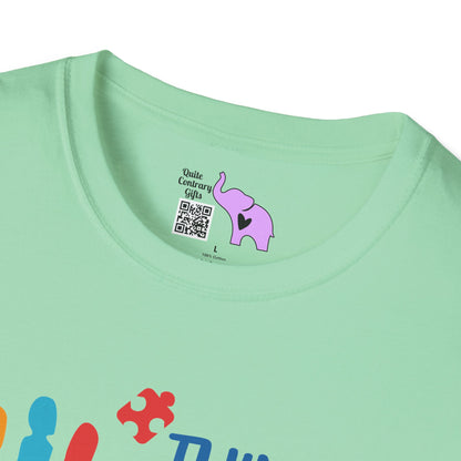 Think Before You Judge Autism Awarness Adult T-shirt