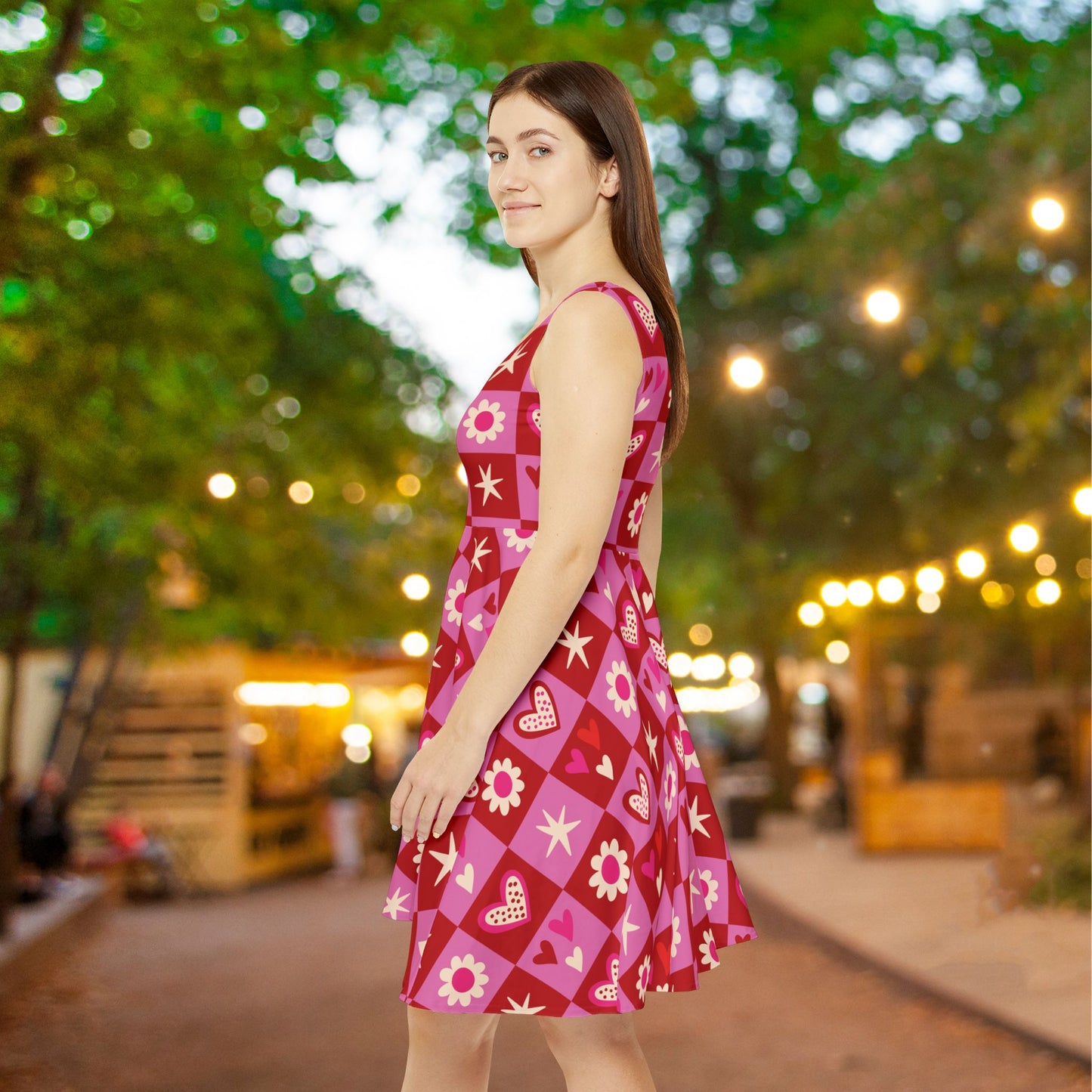Valentine Toss Women's Skater Dress