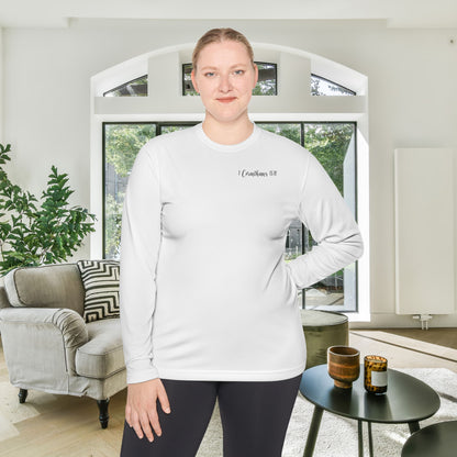 ""Try Jesus Not Me 1 Corinthians 15:10 Adult Long Sleeve Tee