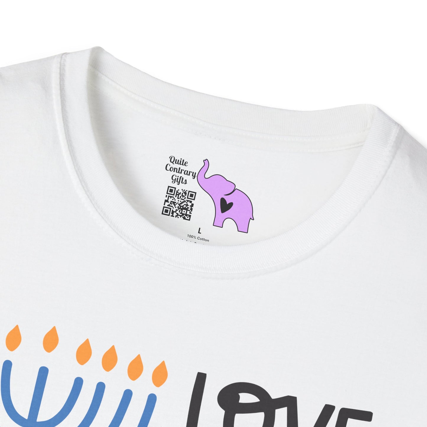 Hanukkah Love & Light 4 Adult T-shirt