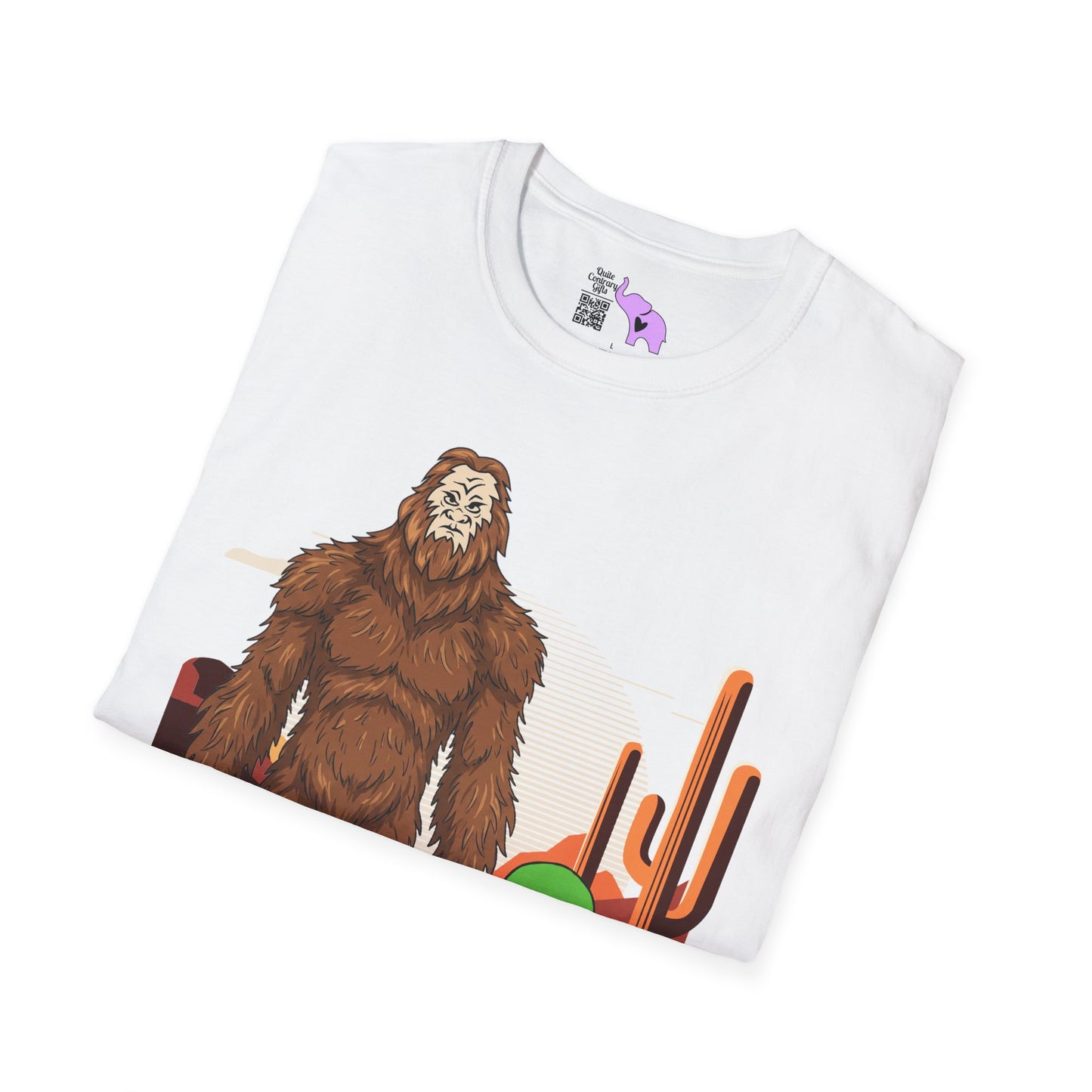 Bigfoot & Alien Adult T-shirt