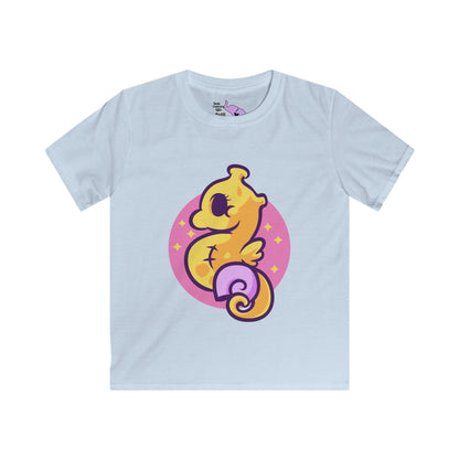 Cute Seahorse Kids Softstyle Tee