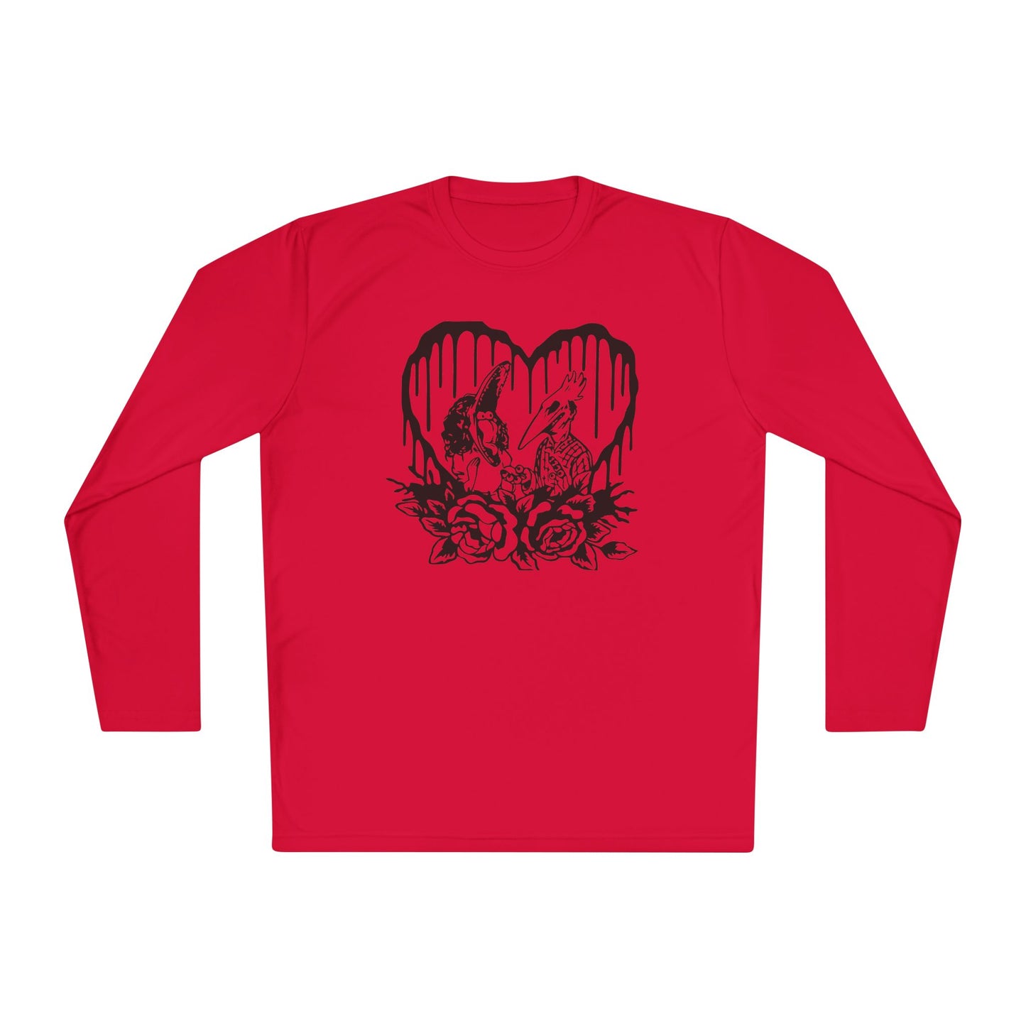 Beetlejuice Adam & Barbara Adult Long Sleeve Tee