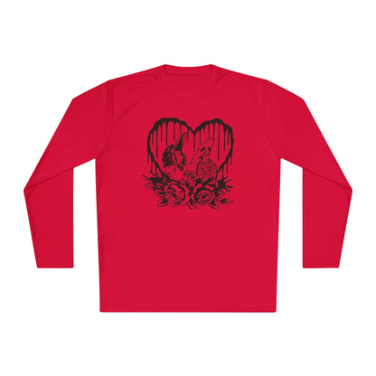 Beetlejuice Adam & Barbara Adult Long Sleeve Tee