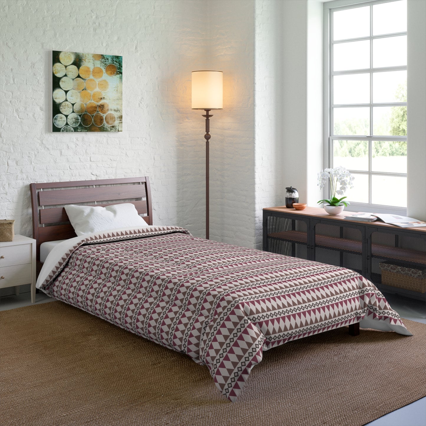 Rosewood Cairn Stripes Basic Bedding Set