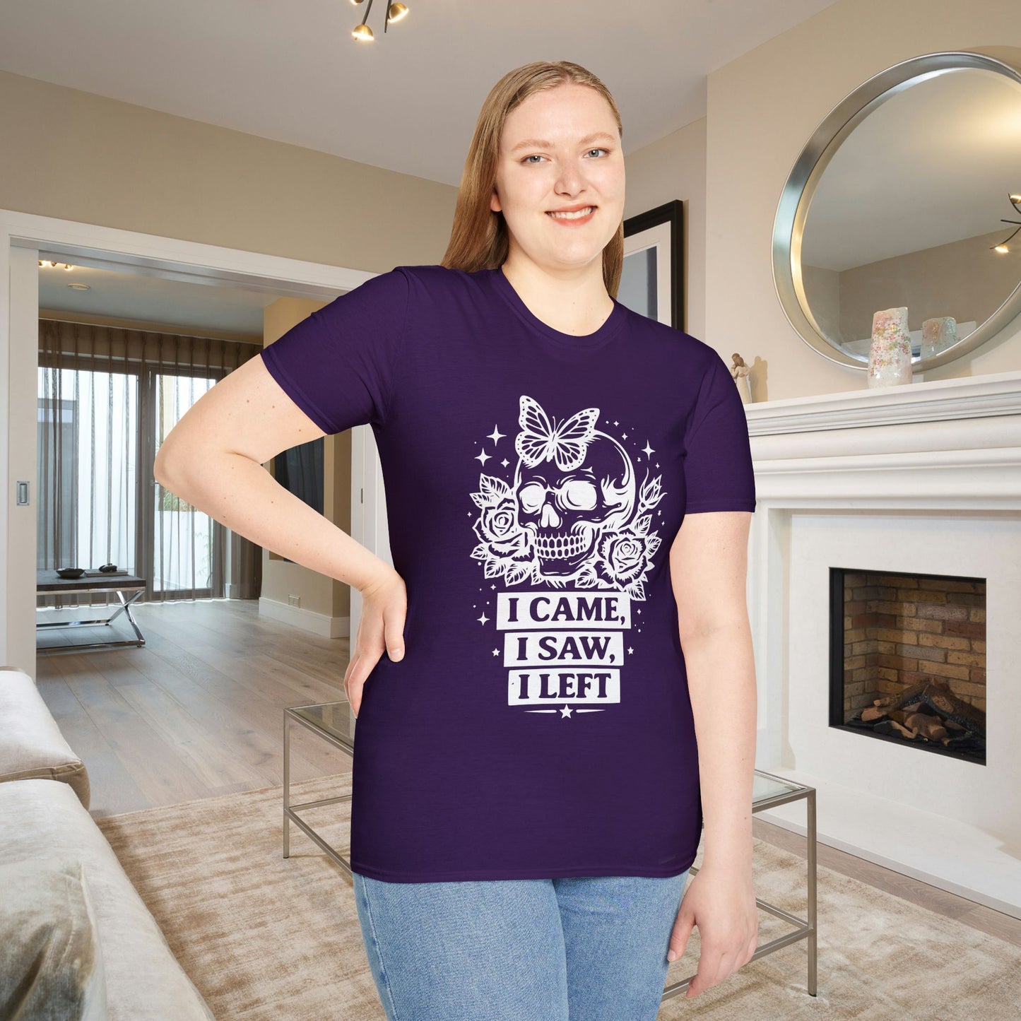 I Came, I Saw, I Left Adult T-shirt