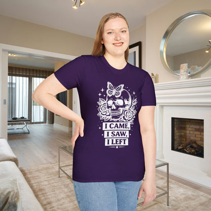I Came, I Saw, I Left Adult T-shirt