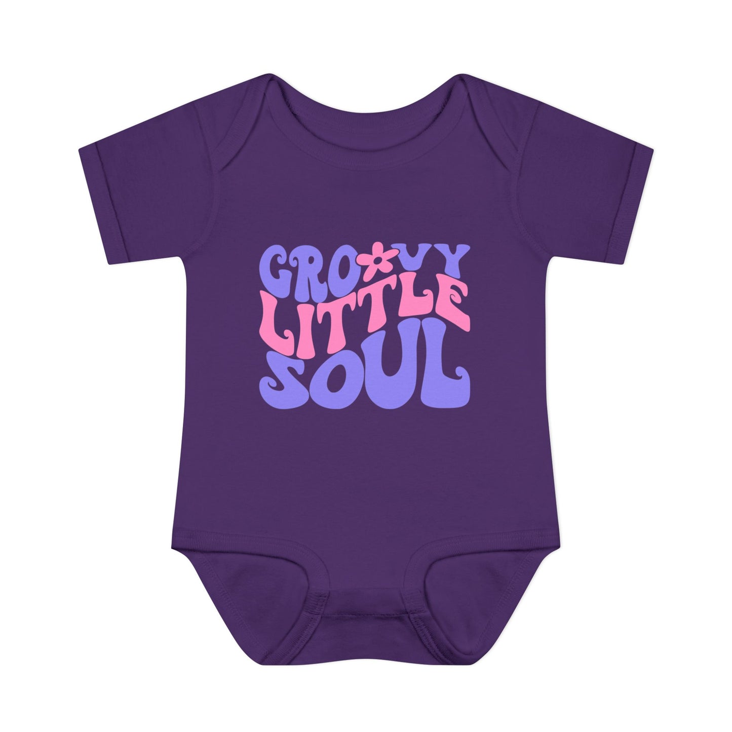 Groovy Little Soul Infant Baby Rib Bodysuit
