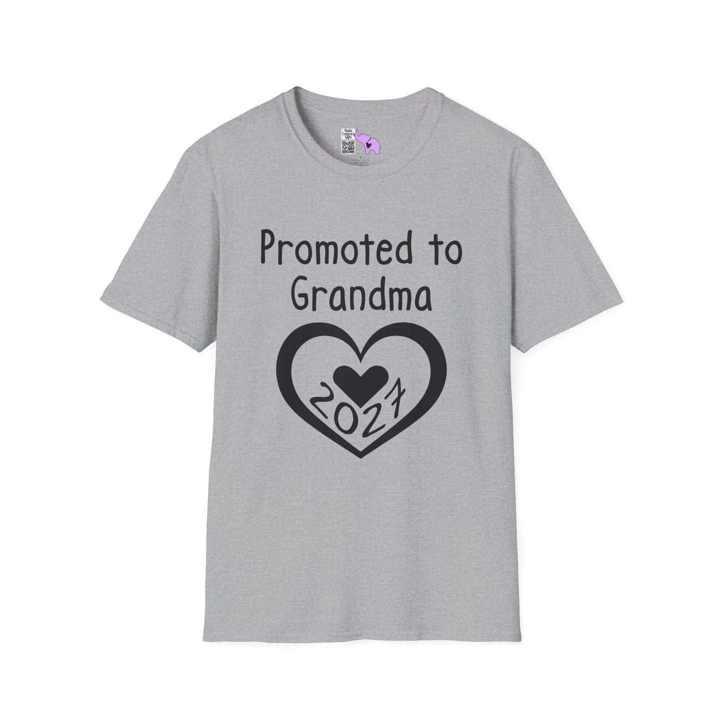 Promoted To Grandma 2027 Adult T-shirt