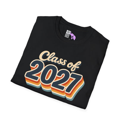 Retro Class of 2027 Adult T-Shirt