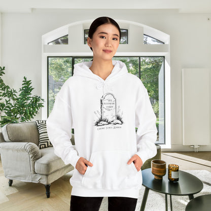 "Her Bloodwork Looked Fine" Headstone  Heavy Blend™ Hooded Sweatshirt