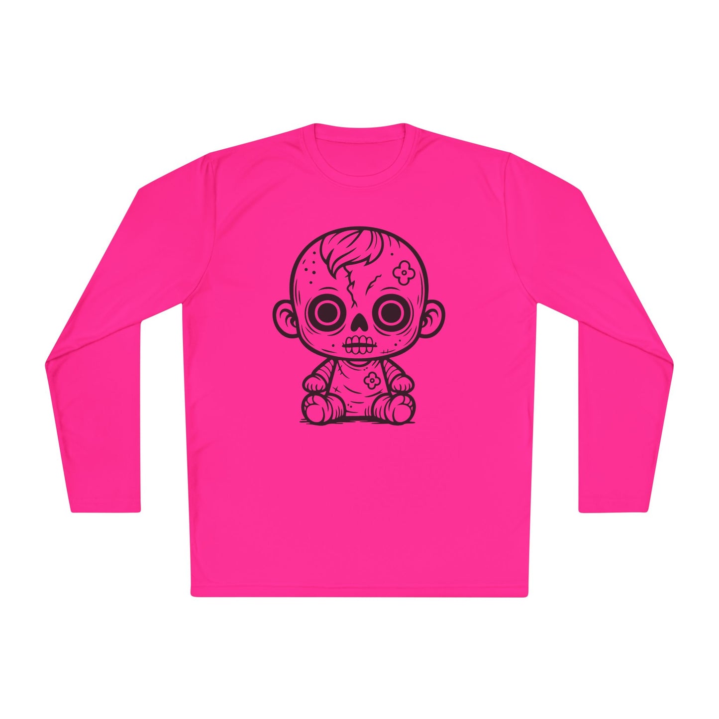 Zombie Baby Adult Long Sleeve Tee