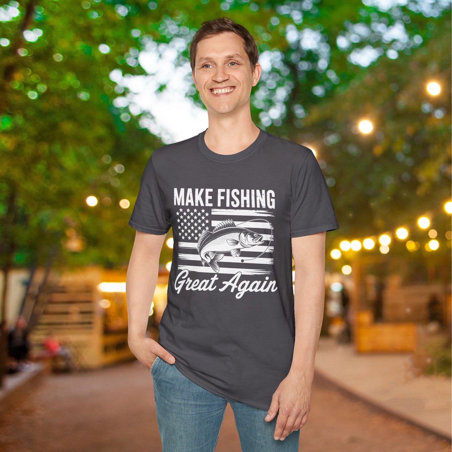 Make Fishing Great Again Adult T-shirt