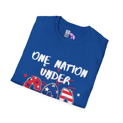 One Nation Under God Adult T-shirt