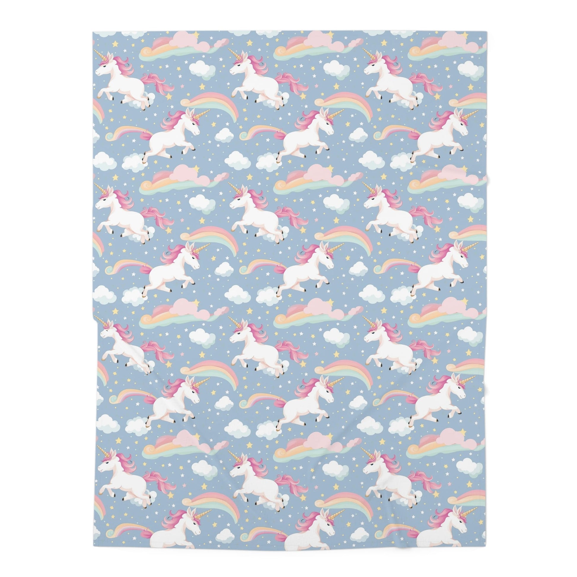 Snuggle Sky Unicorns Baby Swaddle Blanket