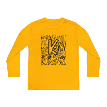 Kwanzaa Wordcloud Youth Long Sleeve Tee