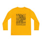 Kwanzaa Wordcloud Youth Long Sleeve Tee