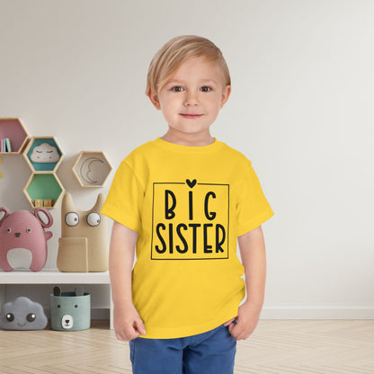 Big Sister (Heart/Box) Toddler Tee