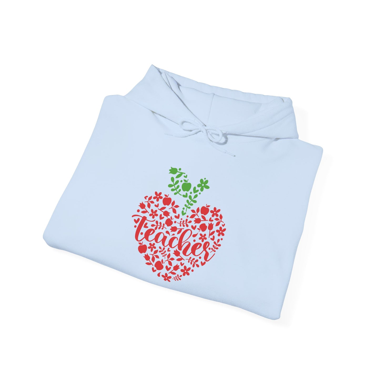 Teacher Heart 1 Heavy Blend™ Hooded Sweatshirt