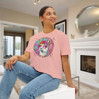 No Drama Just Llama Women's Boxy Tee
