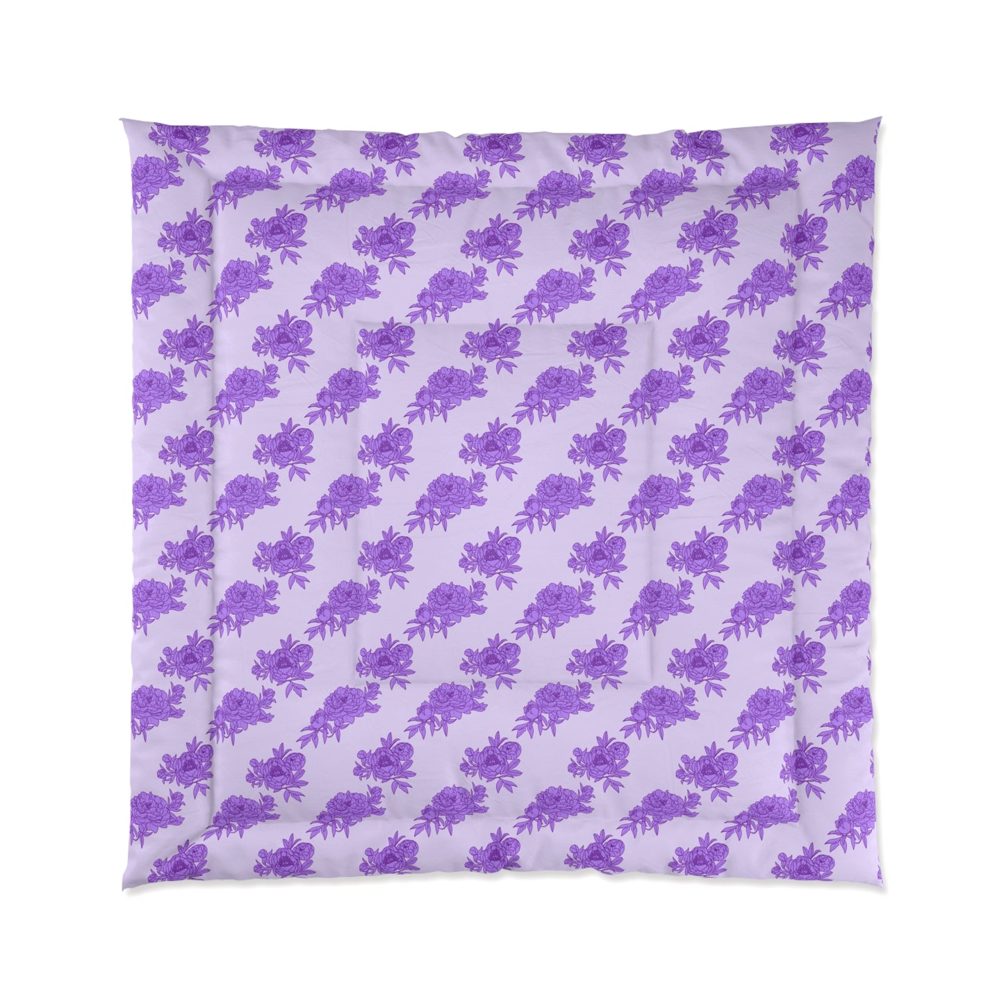 Royal Orchid Peonies Basic Bedding Set