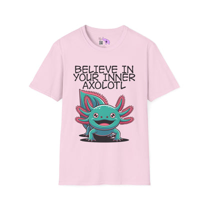 Believe In Your Inner Axolotl Adult T-shirt