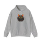 Creepy Black Cat 2 Heavy Blend™ Hooded Sweatshirt