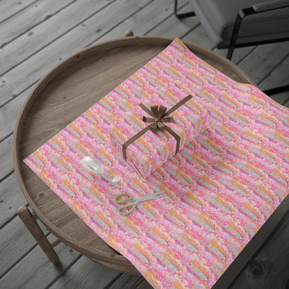 Wild Tropic Collage Wrapping Paper