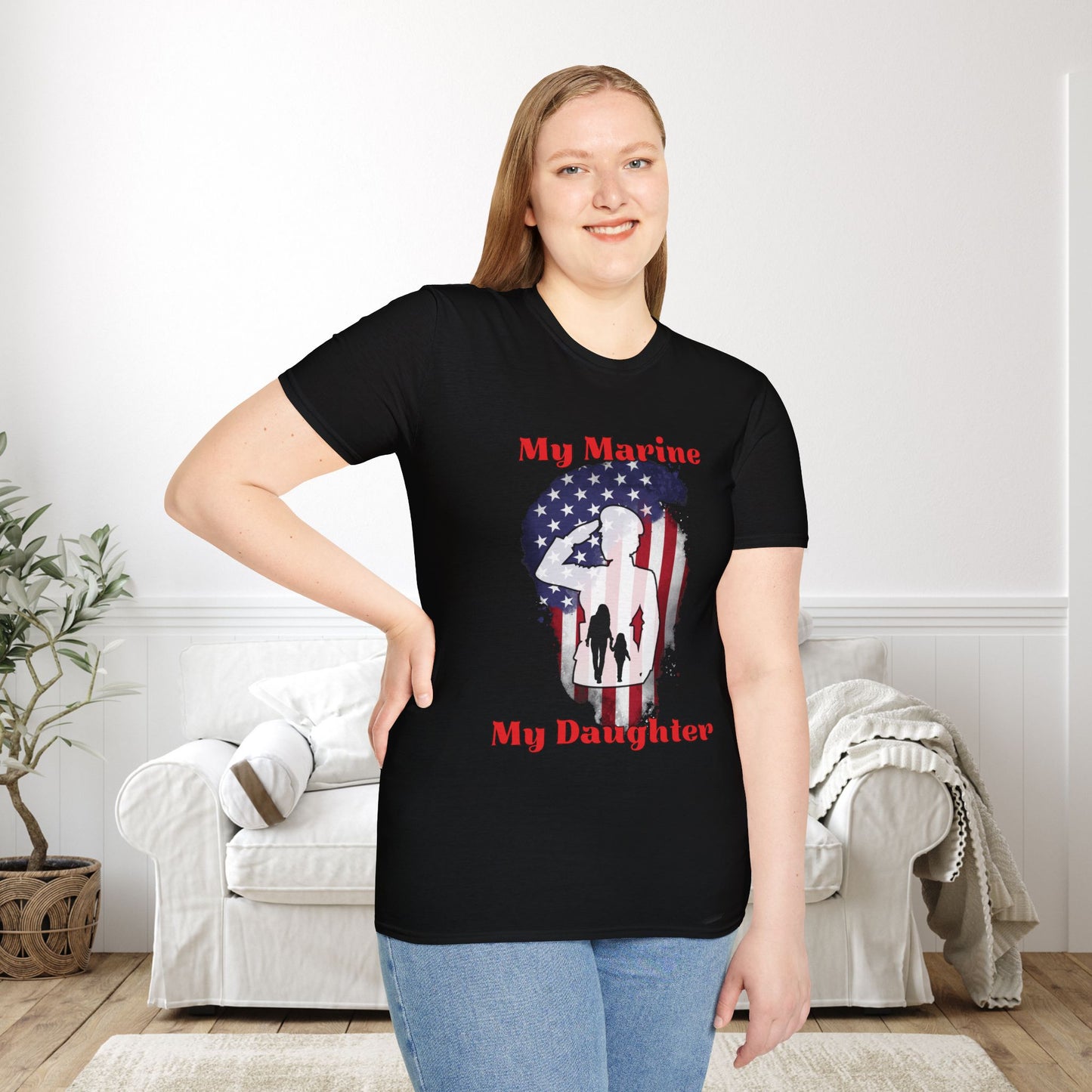 My Marine My Daughter (Mom) T-shirt