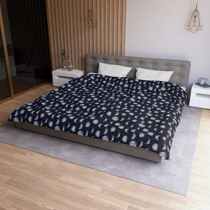 Lunar Garden Microfiber Duvet Cover