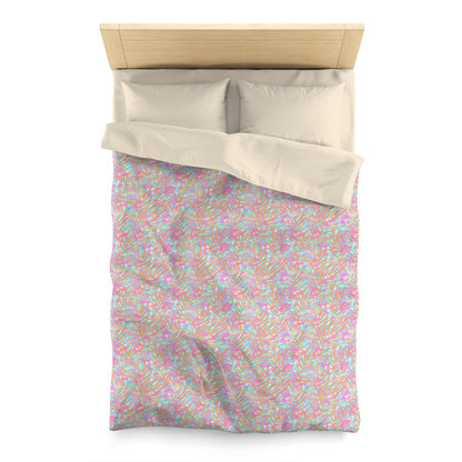 Tropical Sunset Palms Duvet Bedding Set