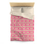 Pink Amour Harlequin Microfiber Duvet Cover