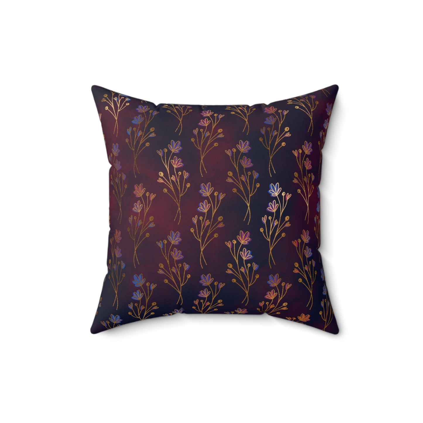 Golden Grove Midnight Throw Pillow