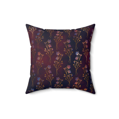 Golden Grove Midnight Throw Pillow