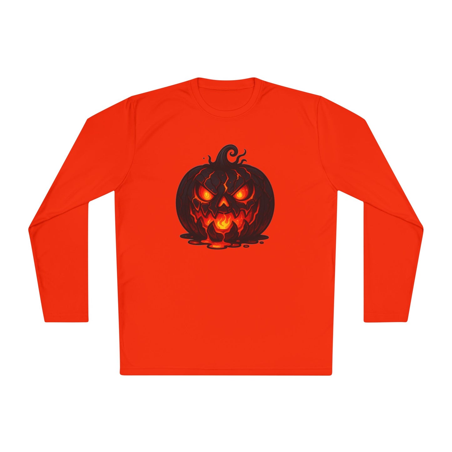 ""Inferno Jack-O’-Lantern Adult Long Sleeve Tee