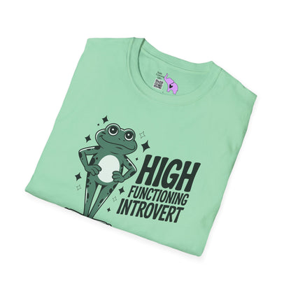 High Functioning Introvert Adult T-shirt