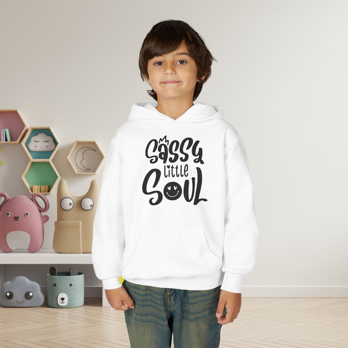 Sassy Little Soul Youth Heavy Blend Hoodie
