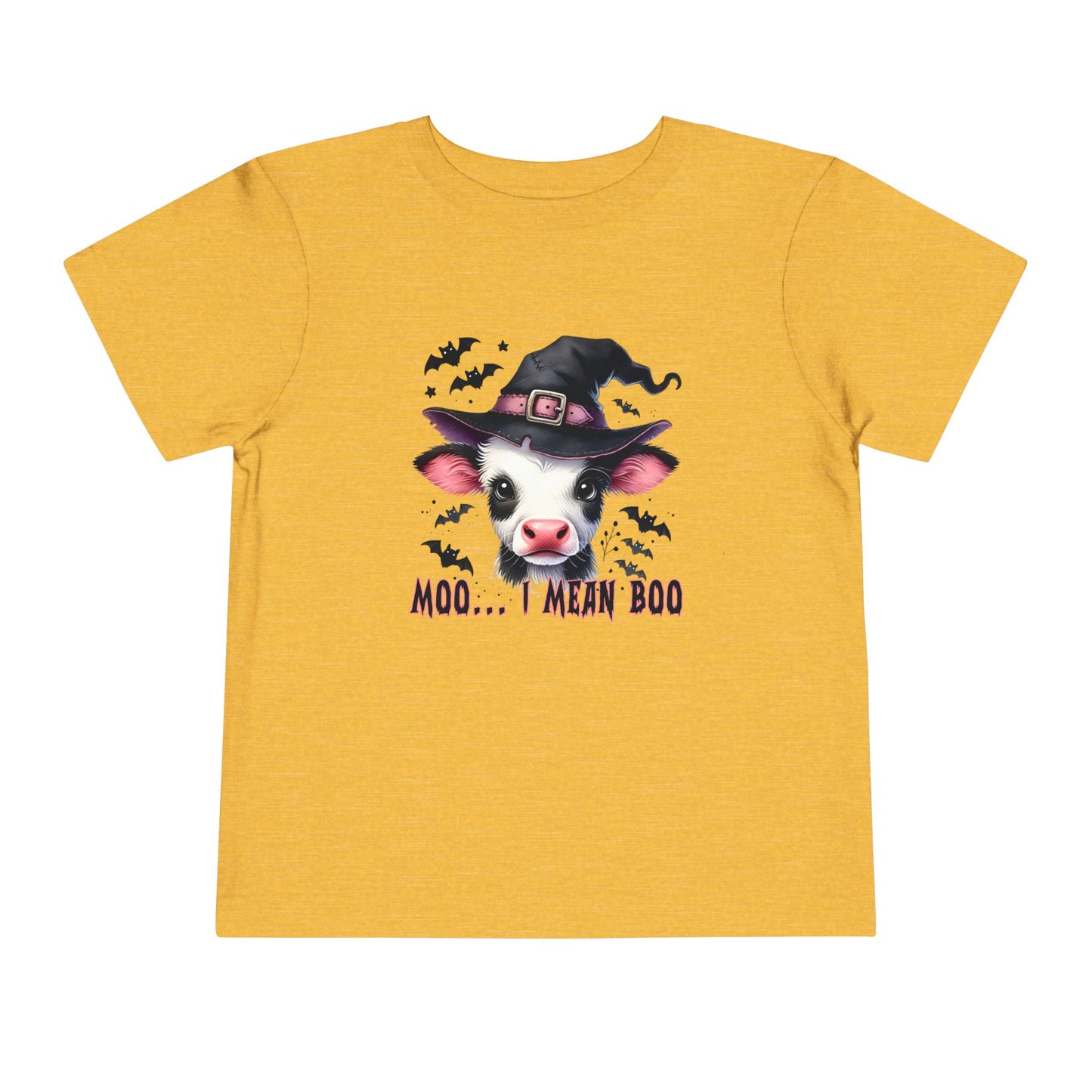 Moo I Mean Boo Toddler Tee