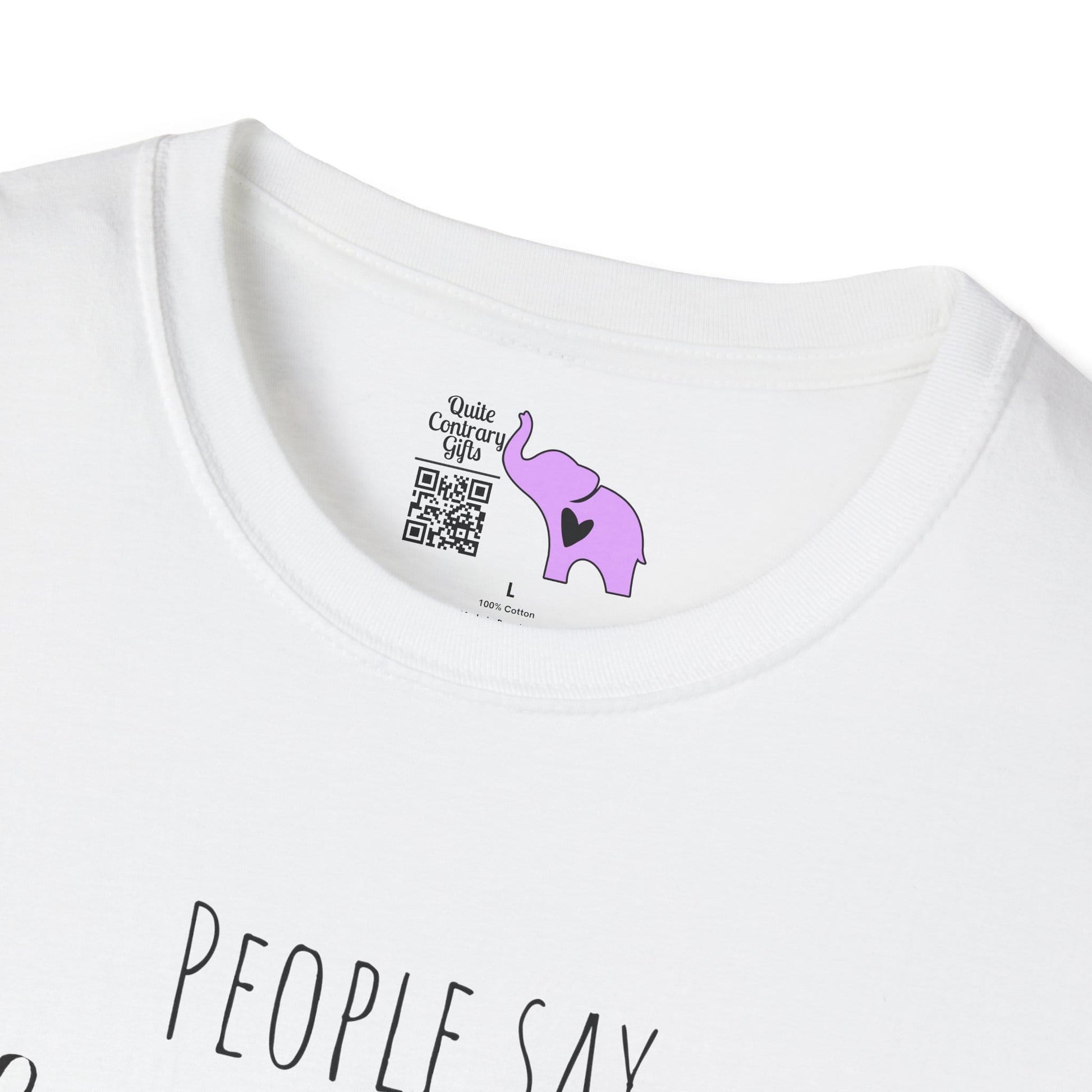 People Say Nothing Is Impossible But I Do Nothing Every Day Adult T-shirt
