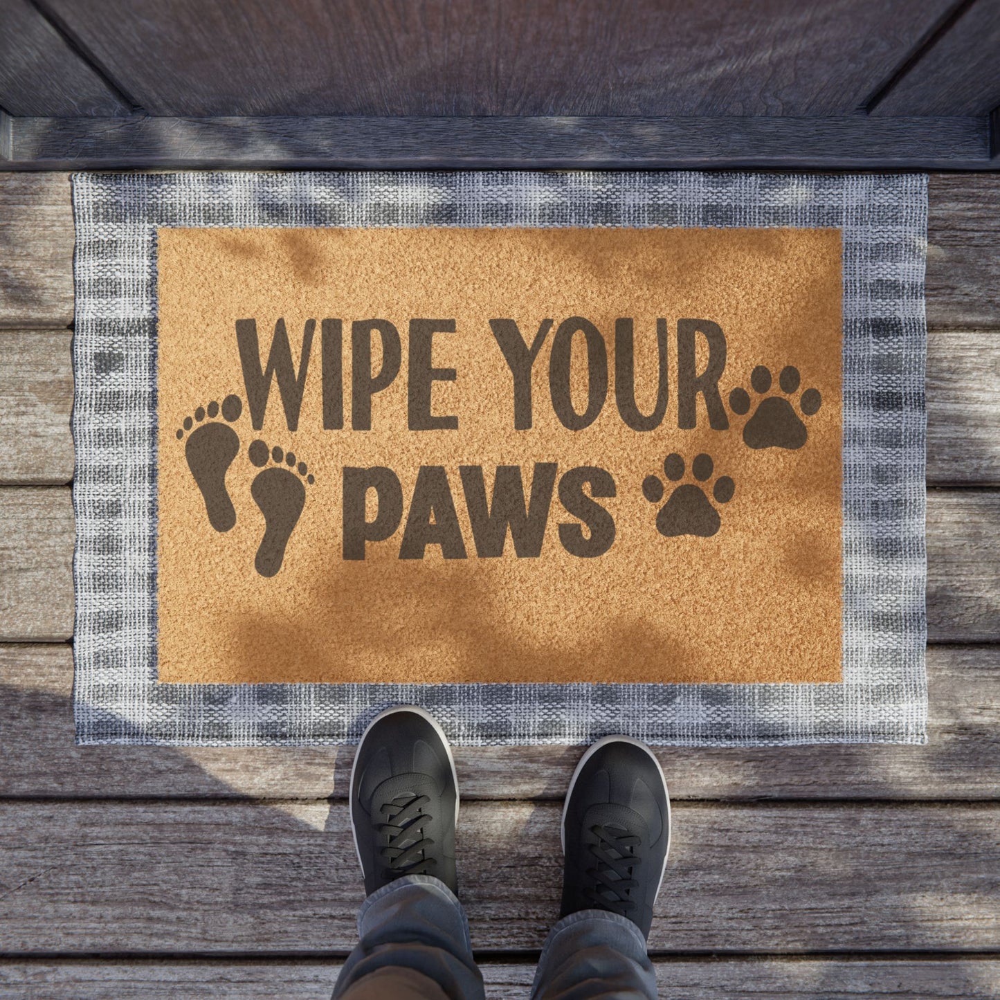 Wipe Your Paws 4 Coconut Fiber Doormat