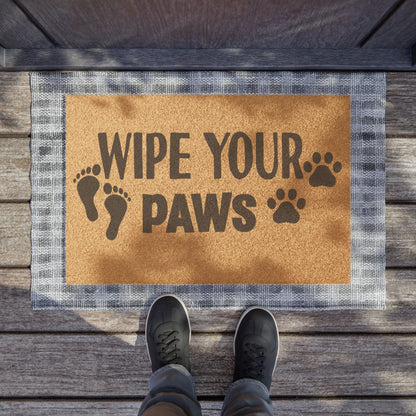 Wipe Your Paws 4 Coconut Fiber Doormat