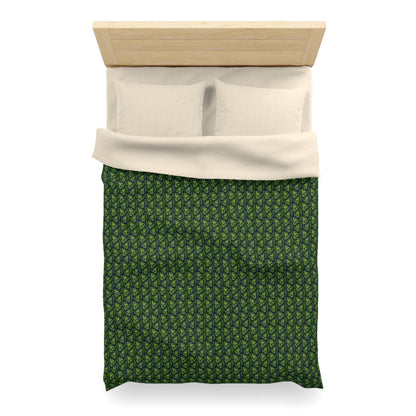 Emerald Canopy Frogs Microfiber Duvet Cover