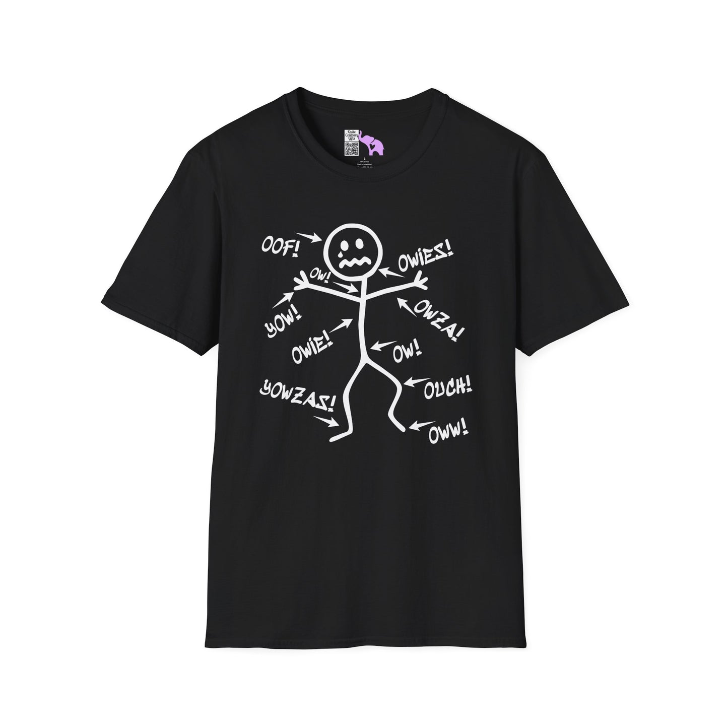 Ow! It All Hurts Adult T-shirt