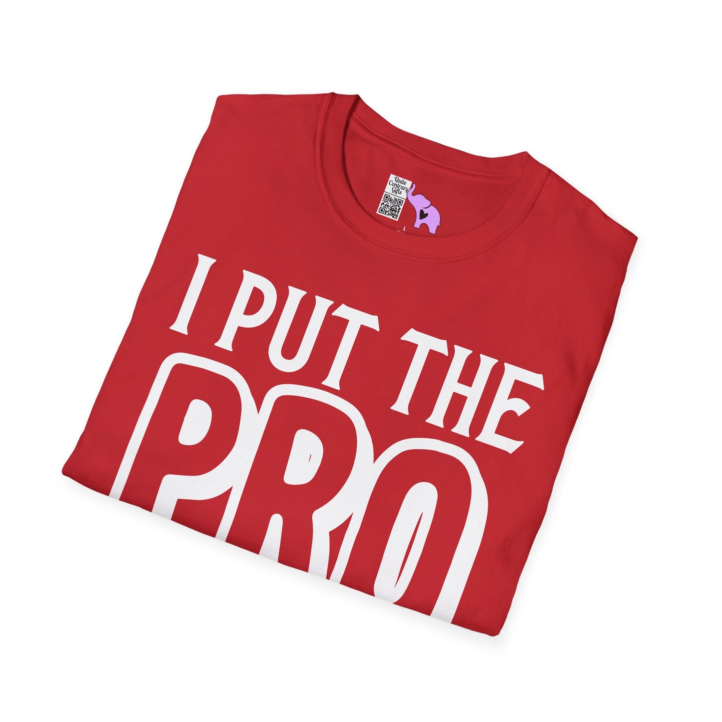 I Put The Pro in Procrastinate Adult T-shirt