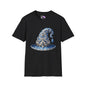 Blue & Silver Witch Hat Adult Unisex Tshirt